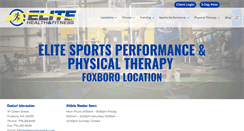 Desktop Screenshot of elitesportsandpt.com